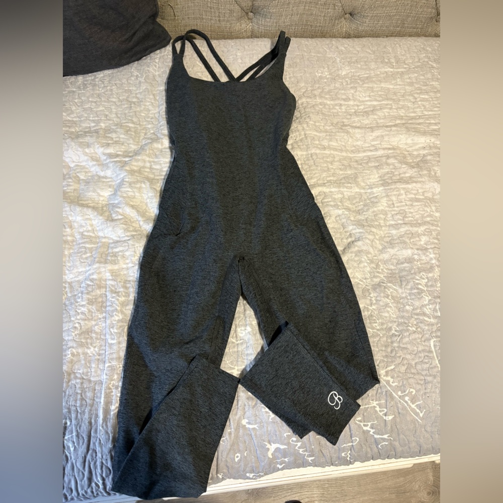 Bombshell Sportswear Charcoal Jumpsuit